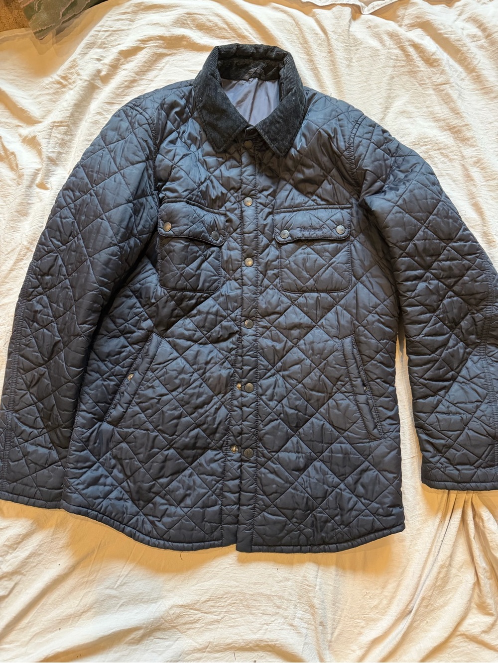 Barbour heritage Akinside quilted jacket sz medium